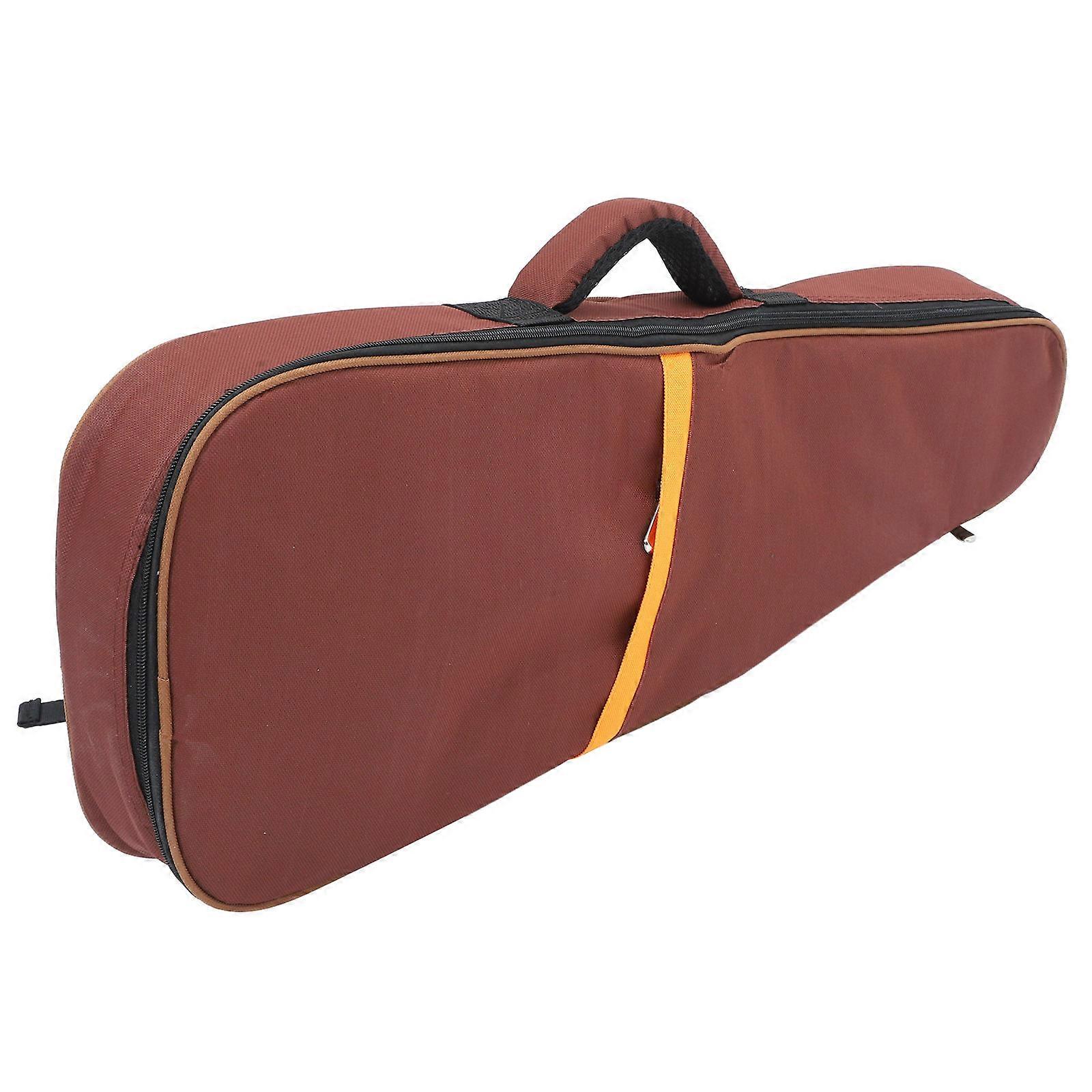 Guitar Case Soft Ukulele Case Concert Size Musicians Daily Use Brown 1Pcs