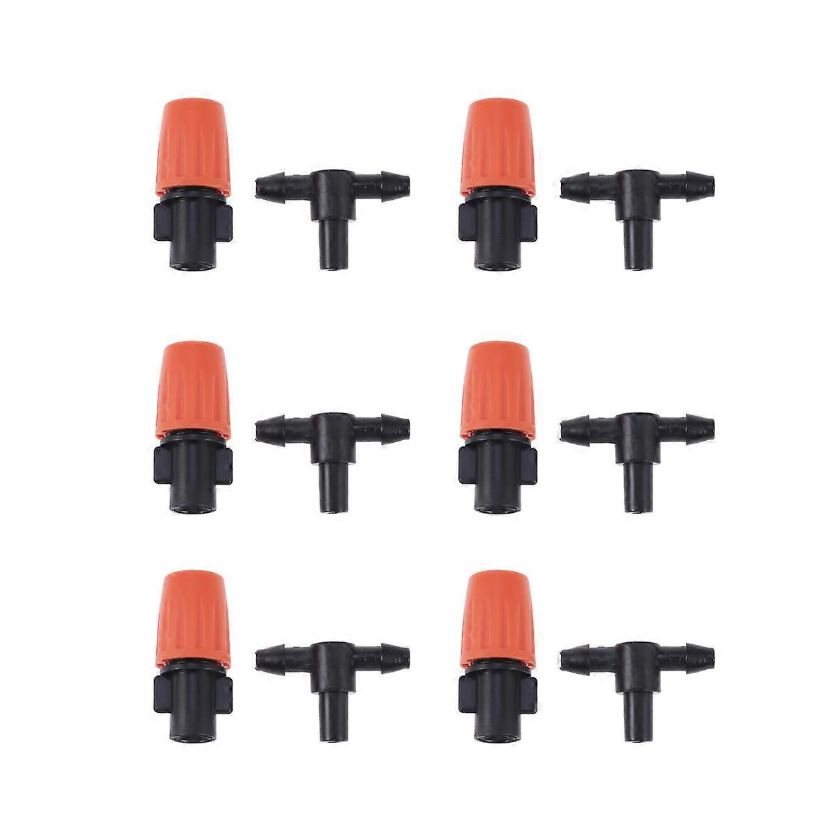 Watering Sprinklers Atomizing Self-Watering Orange Garden Hose Nozzle 25Set