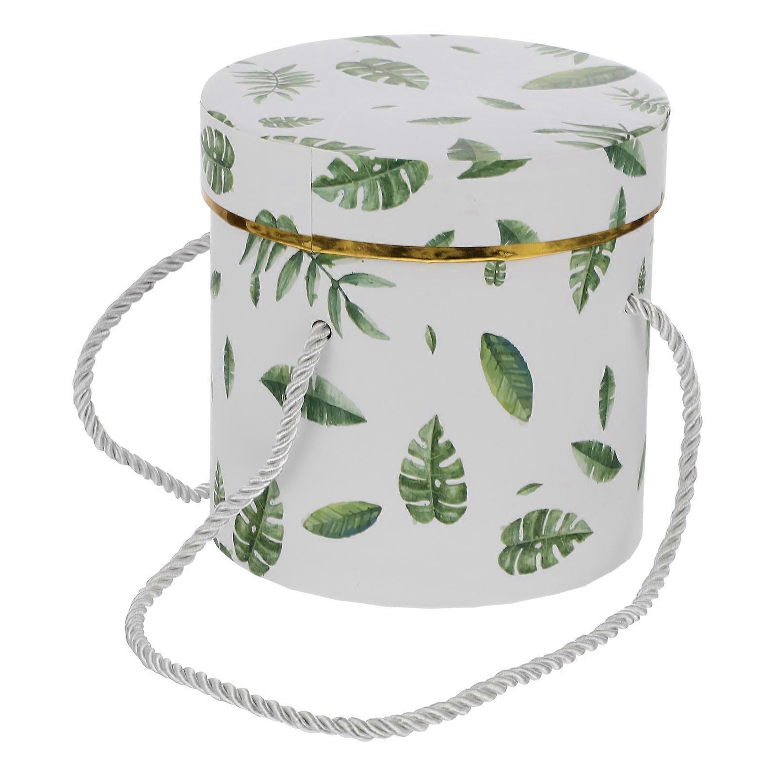 Round Box For Flowers Florist Hat Box Storage Solution Assorted .70X12.70X12.50CM Craft Storage Box 1Set