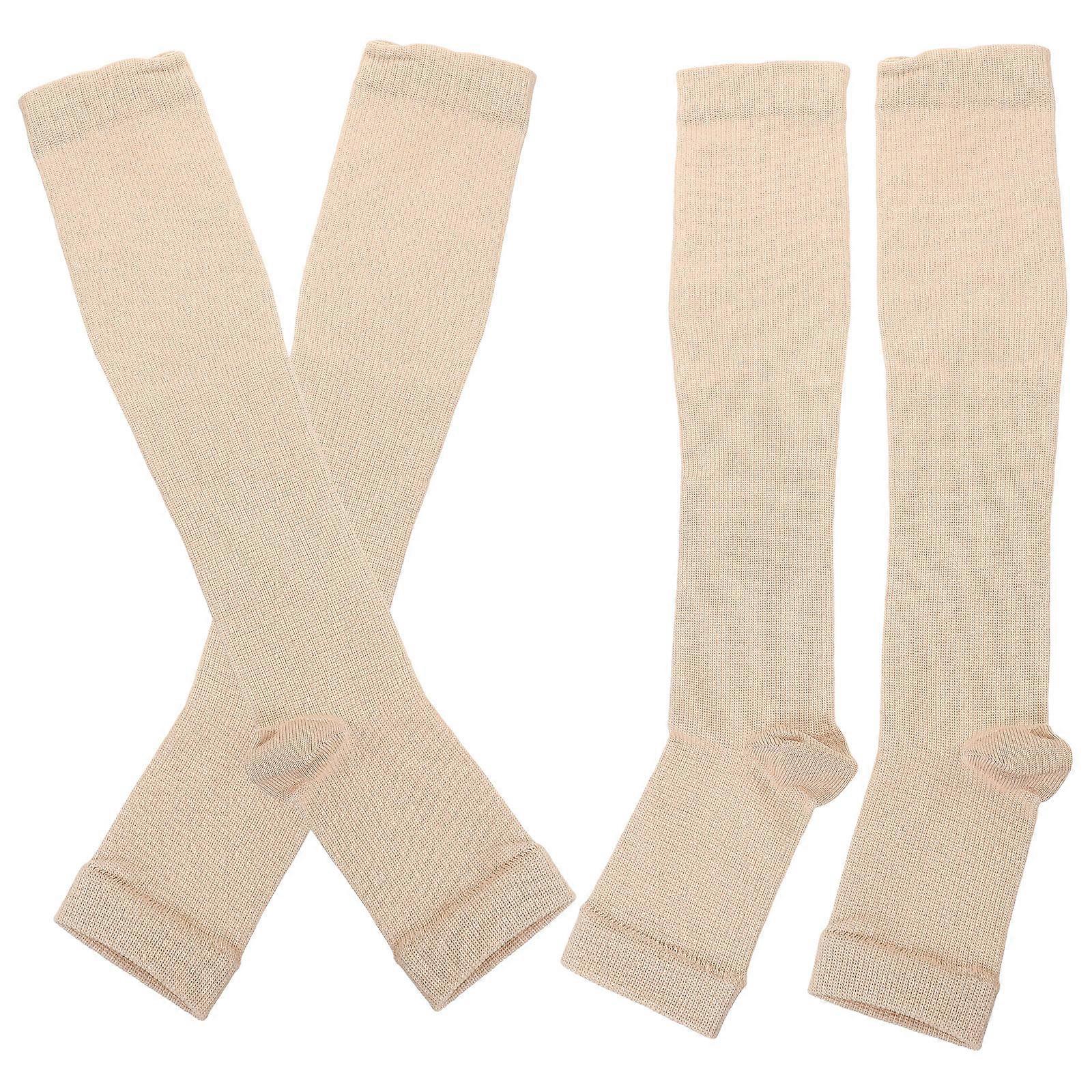 Compression Socks For present Giving Ankle Swelling Relief Slimming Legs During Exercise 4 Pcs