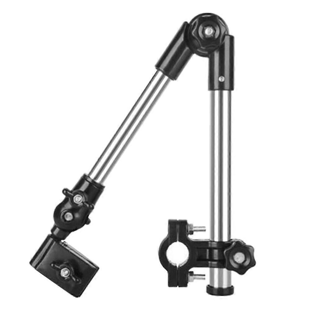 Adjustable Wheelchair Umbrella Mount with Support for Sun and Rain Protection, Durable Design for Wheelchair Users