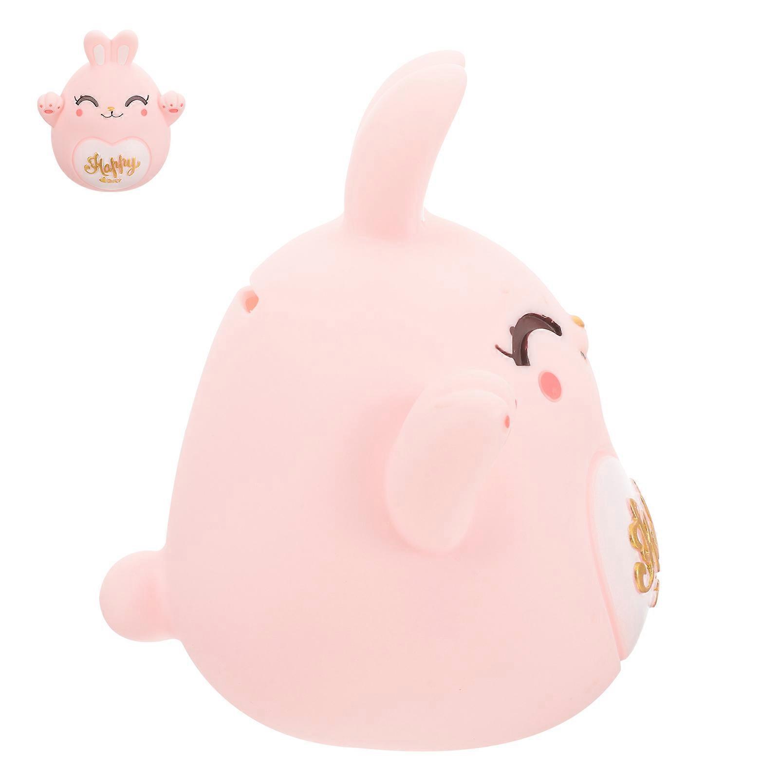 Cute Saving Bank Piggy Bank Pig Shape Savings Pot Decor Children present Enamel Rubber 14.5x14cm Storage 1Pcs