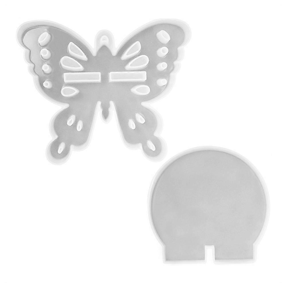 1 Set Epoxy Resin Mold Novelty Storage Rack Silicone Butterflies Mold