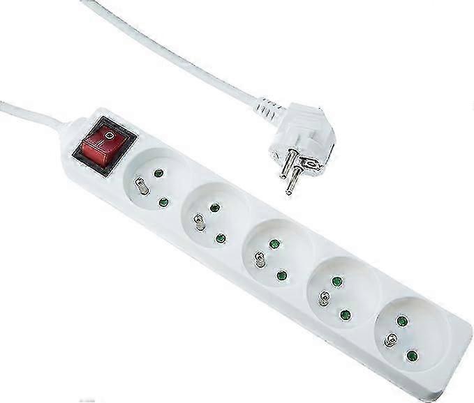 Electrical Power Strip - 5 Sockets Child Protection