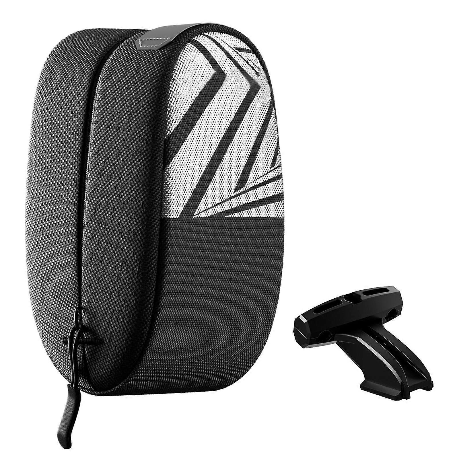 Fahrradsatteltasche Hartschalen, Wasserdicht Klein, Reflektierende Streifen, Gepäckträgertaschen Schwarz