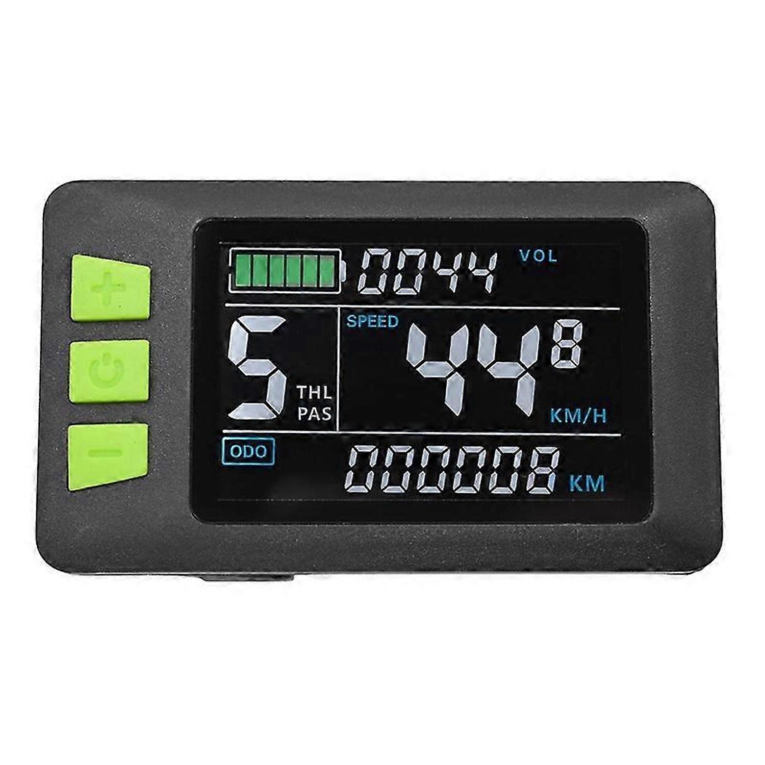P3C LCD Display Dashboard Colorful Screen 24V 36V 48V 60V Electric Bike Meter for Electric Scooter(6
