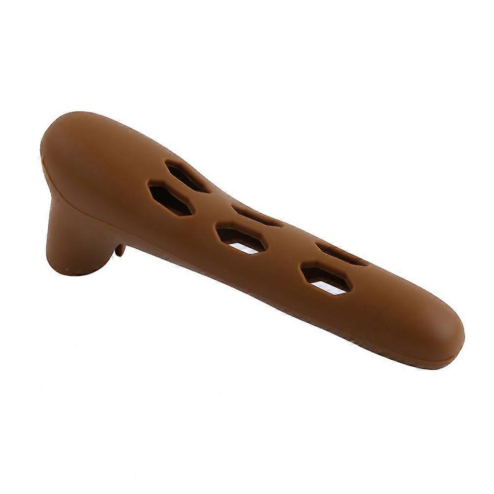 Housse de sécurité en silicone pour poignée de porte, protection anti-collision pour bébé (café)