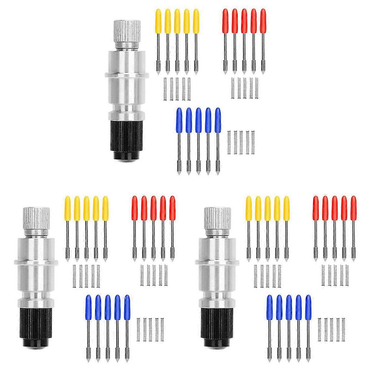 90 Pcs 30/45/60 Degree Blade Vinyl Cutter Plotter Cutting Blades for CB09 CB09U Graphtec with Blade