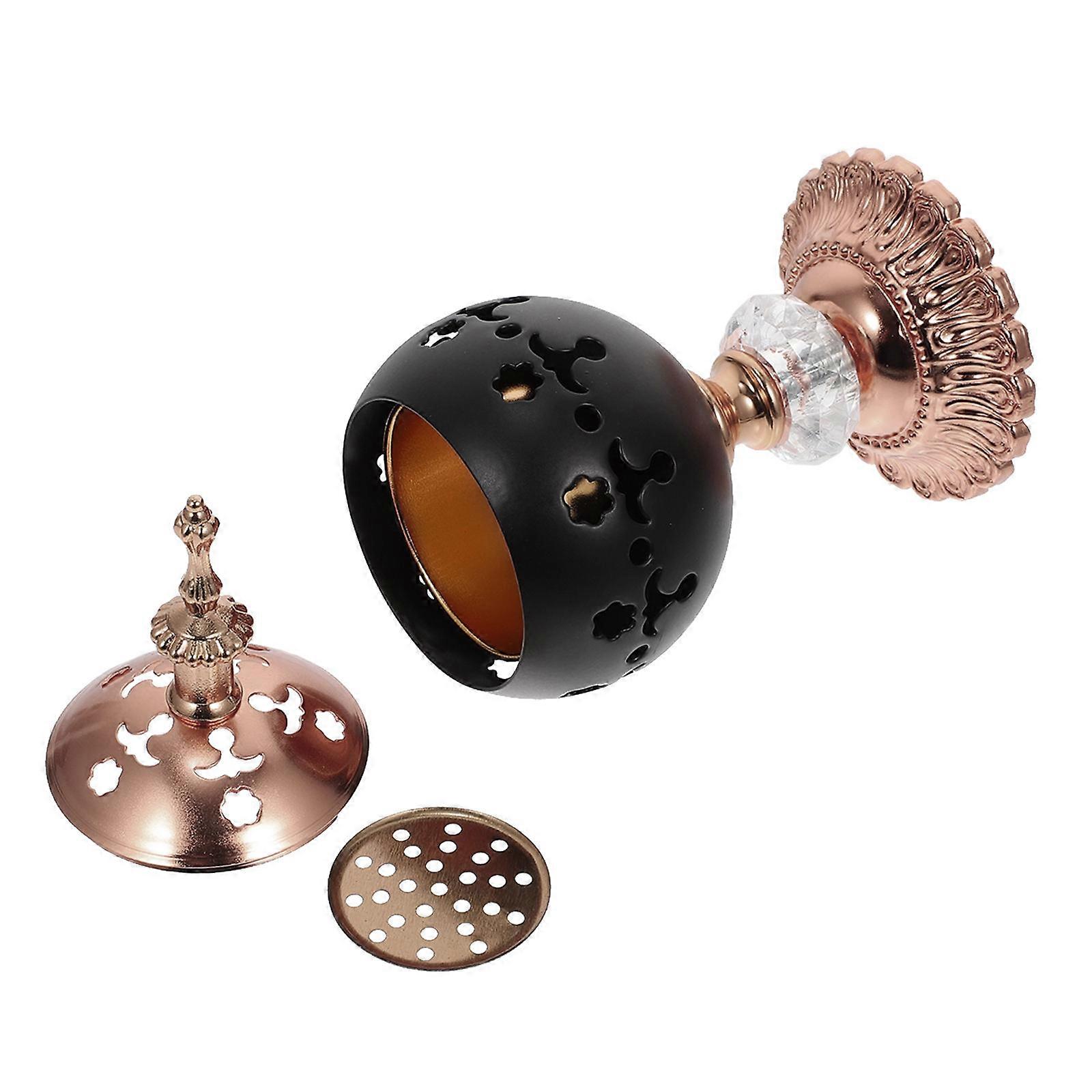 Iron Art Incense Burner Household Decor Practical and for Various Scenes Assorted Color