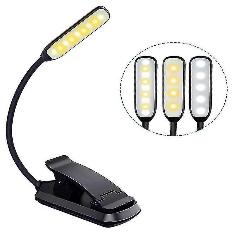 Adjustable Hose Clip-on LED Light with 3 Color Temperatures and Power Indicator