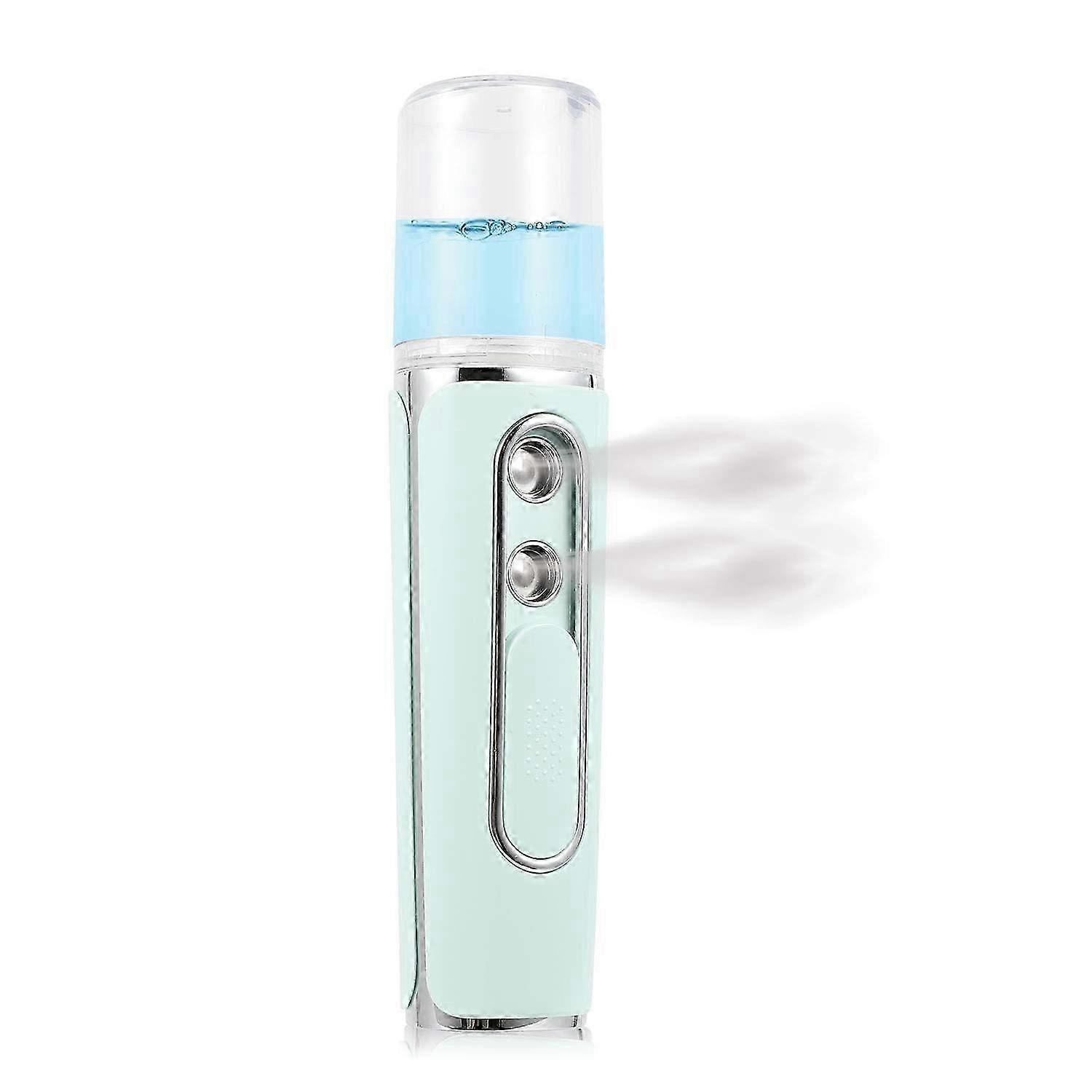 Portable Nano Facial Mister, Convenient Cool Mist Sprayer with 26ml Transparent Water Tank, USB Rechargeable Automatic Facial Steamer for Va