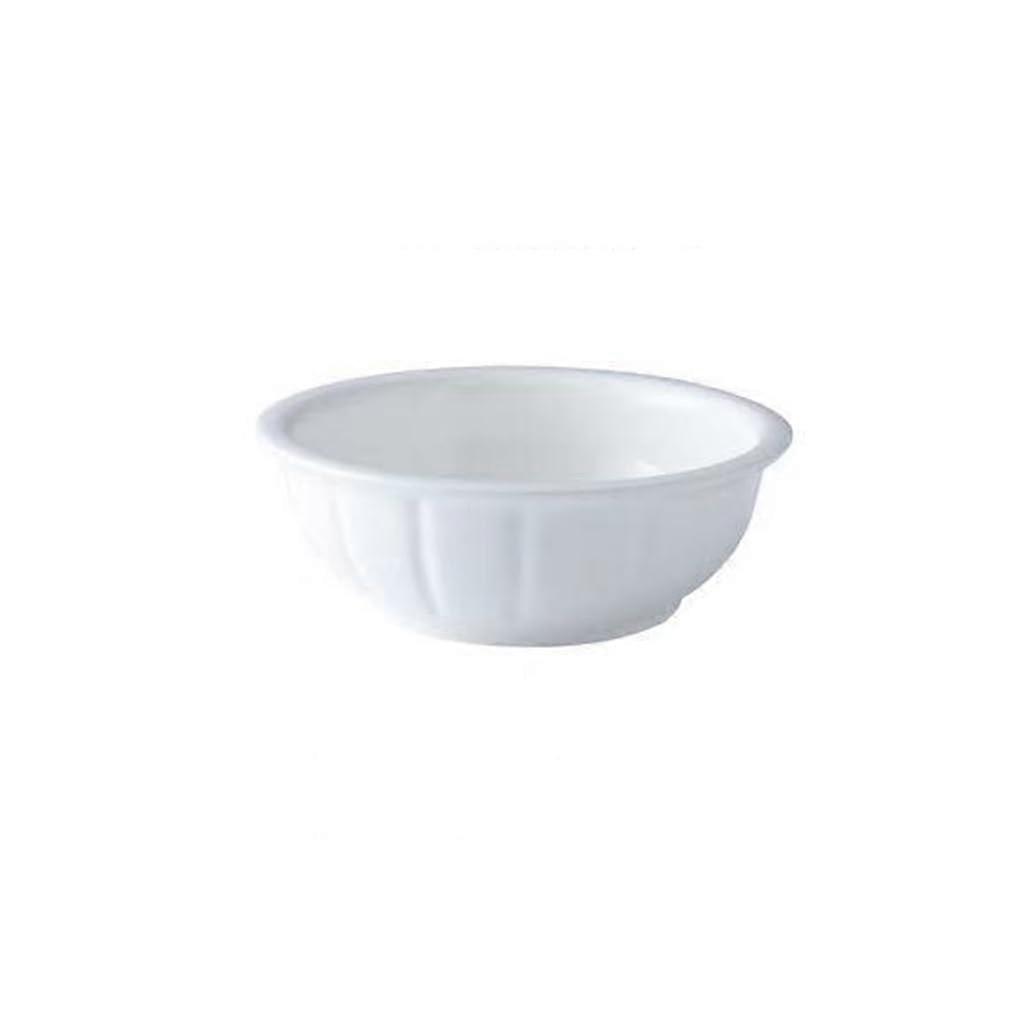 Ceramic Soup Bowl, Large Deep White Rice Bowl for Restaurants, Ideal for Noodles and Soup, A-Small Size