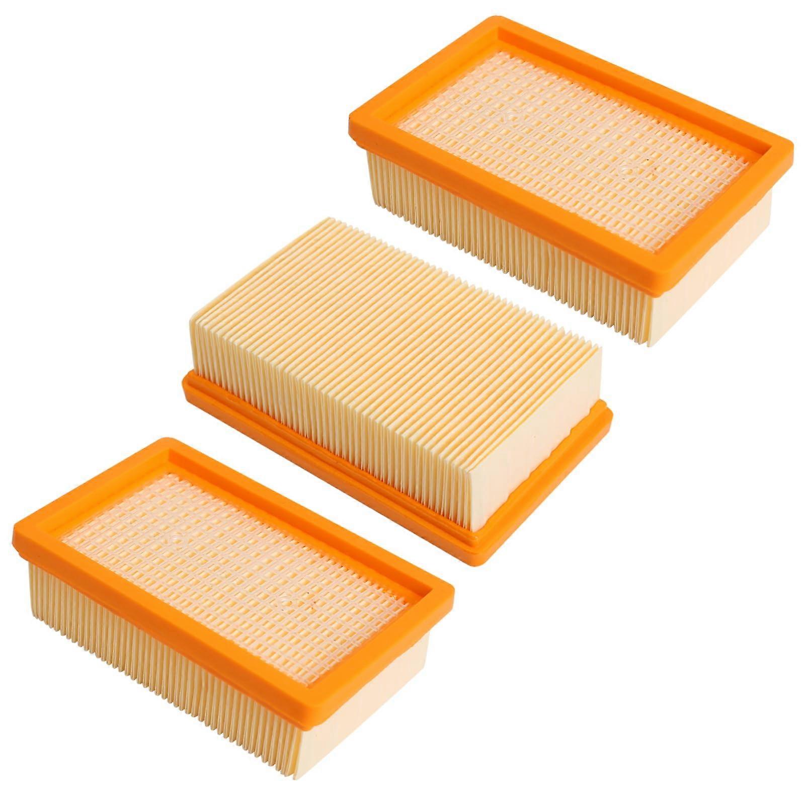 Kärcher WD4 WD5 WD6 MV4 MV5 MV6 Replacement Filter 3 KFI 4410 Fine Dust Part 2.863-005.0 Compatible Accessory