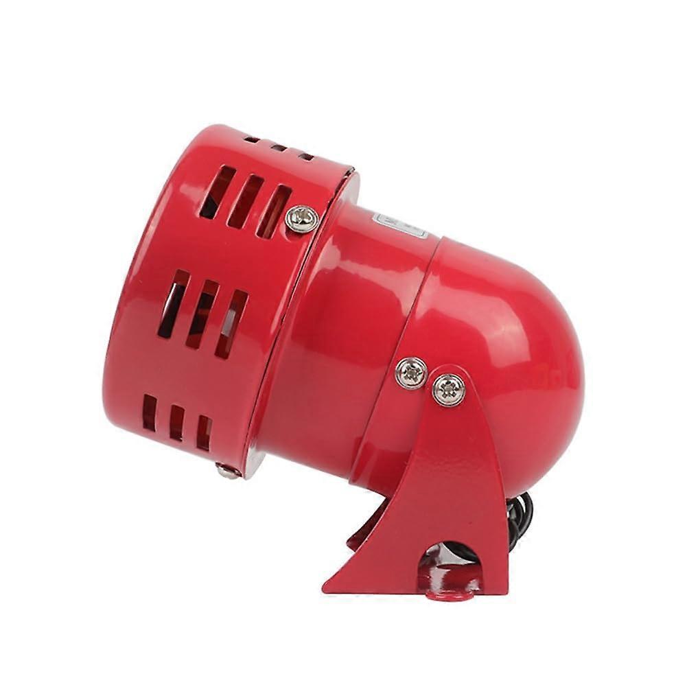 AC220V Red Mini Siren with Metal Motor Industrial Alarm Sound Electric AntiTheft Protection 120 DB MS190