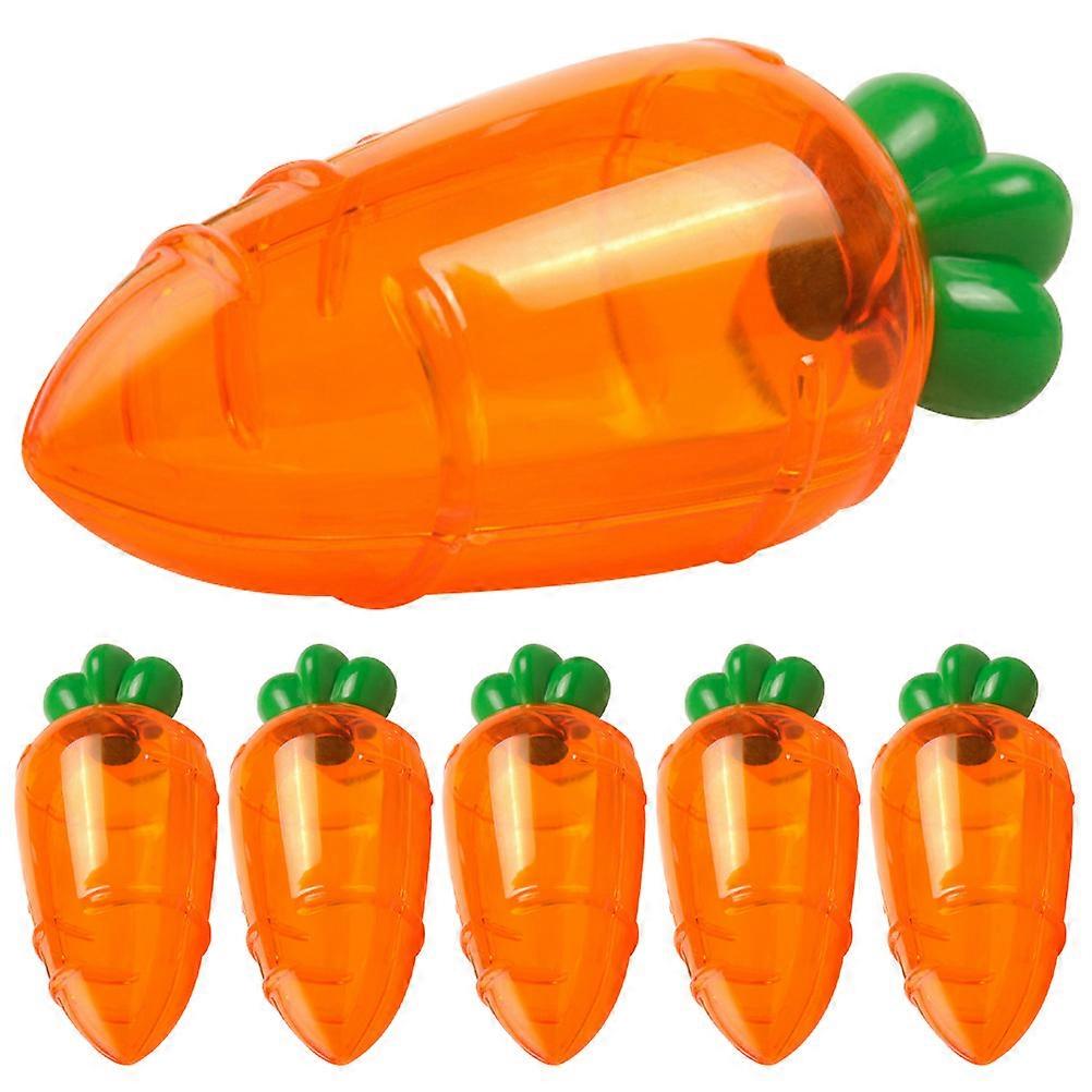 Easter Carrot Shaped Candy Container For Chocolates Orange 12x5cm present 6Pcs
