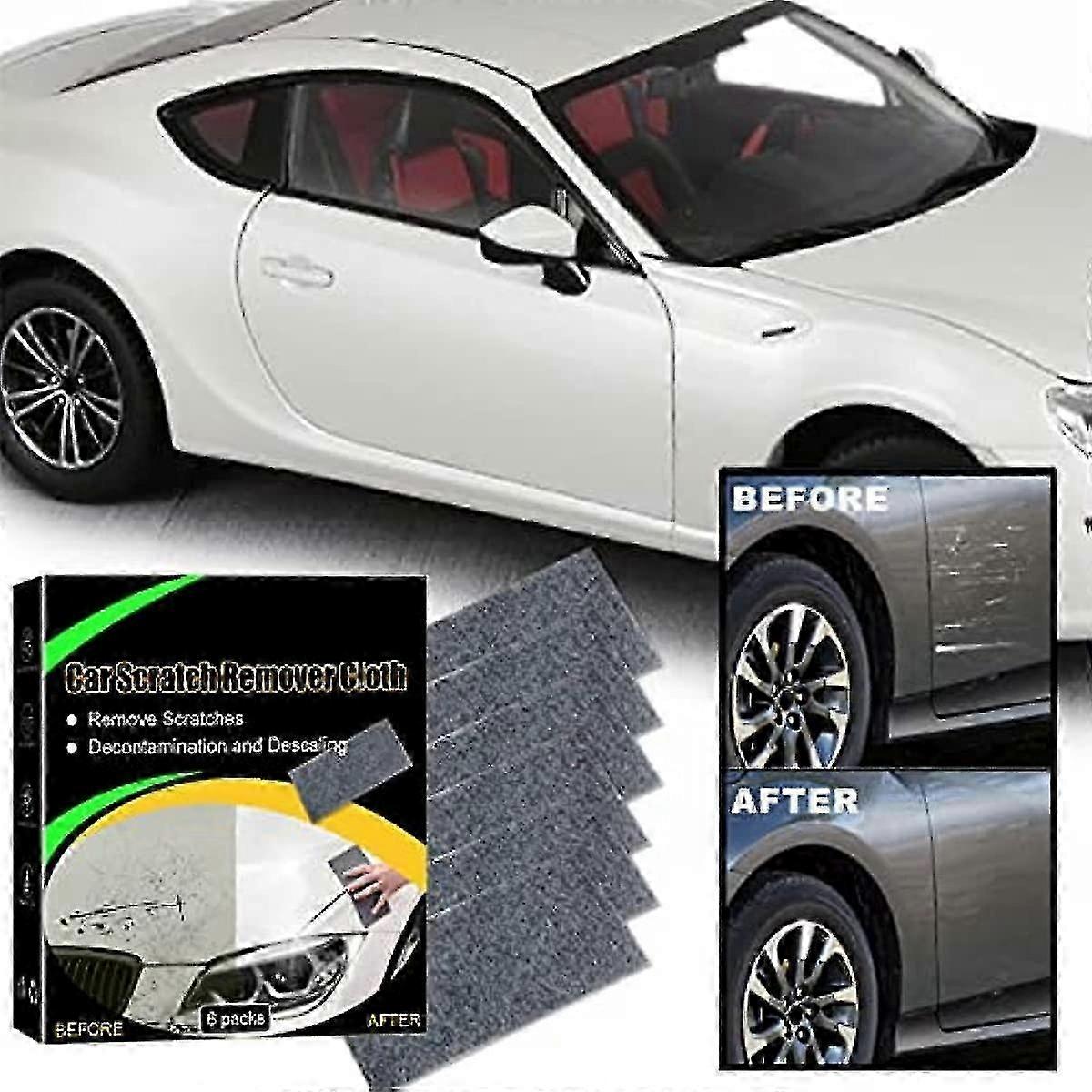 Nano Sparkle Magic Car Scratch Remover Cloth,6/12 Pcs Car Scratch Repair Nano Cloths For Minor Scrat