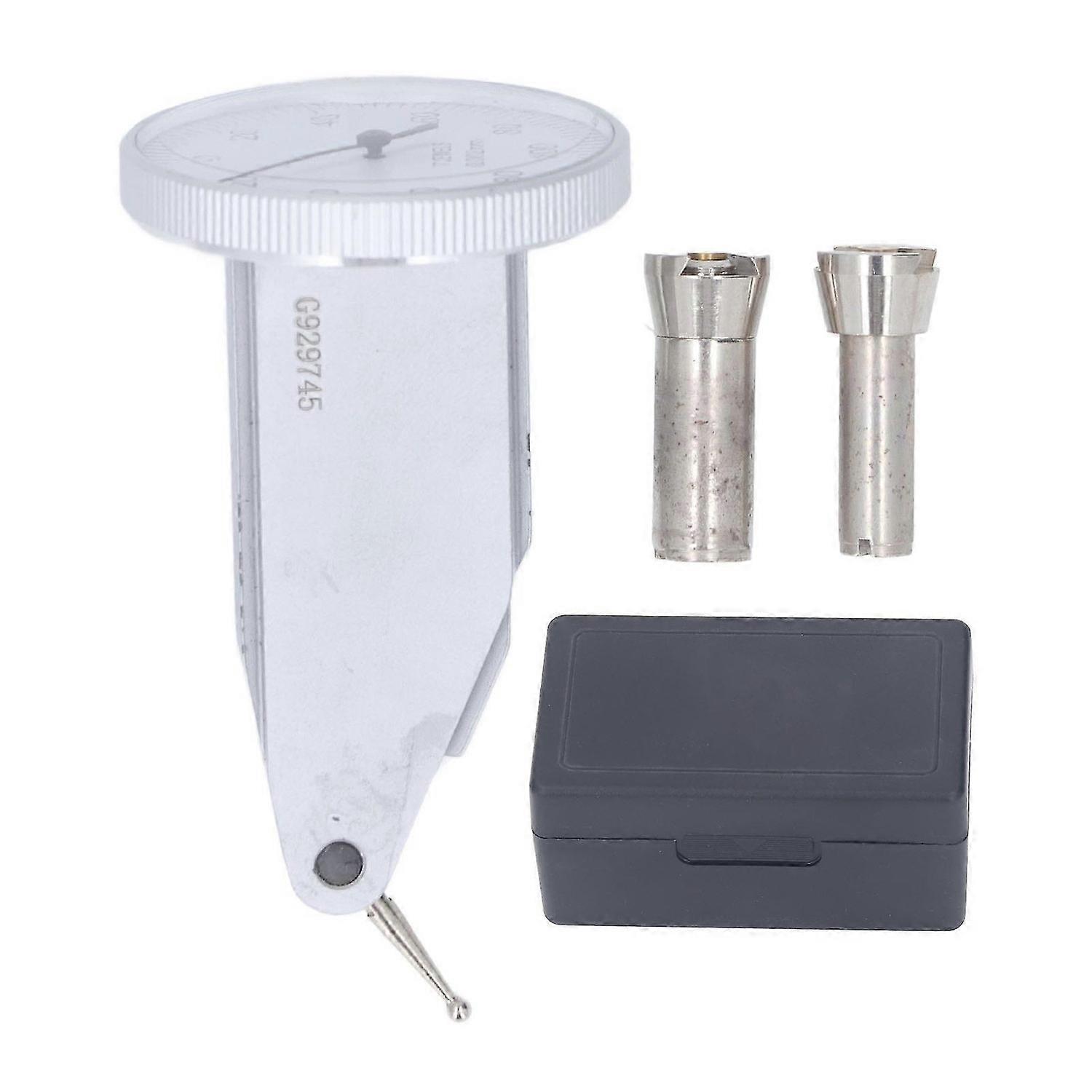 Lever Dial Indicator Stainless Steel Dial Gauge Dial Test Measuring Tool 00.2mm Range 0.002mm Accuracy