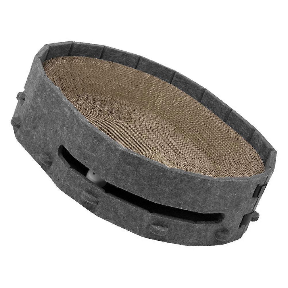 Interactive Cat Toy Track Cat Scratcher Kitten Indoor Use Polyester Fiber Playing 1Pack