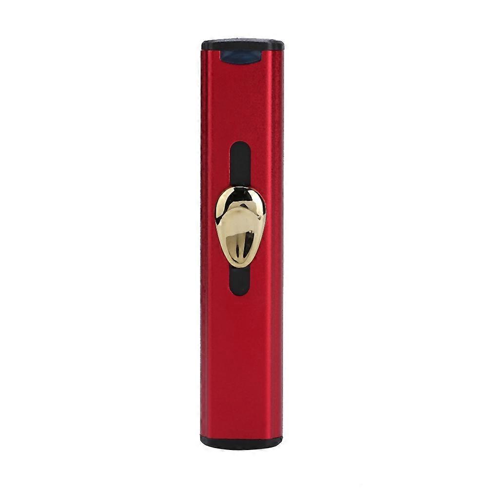 Mini Portable USB Rechargeable Windproof Electronic Cigarette Lighter for Smoker (Red)