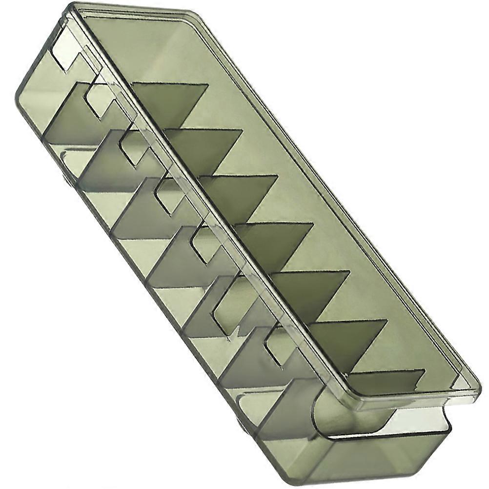 Cord Organizer Case with Transparent Green Cover – Cable Storage Bin for Electronics and Charger Wire Management