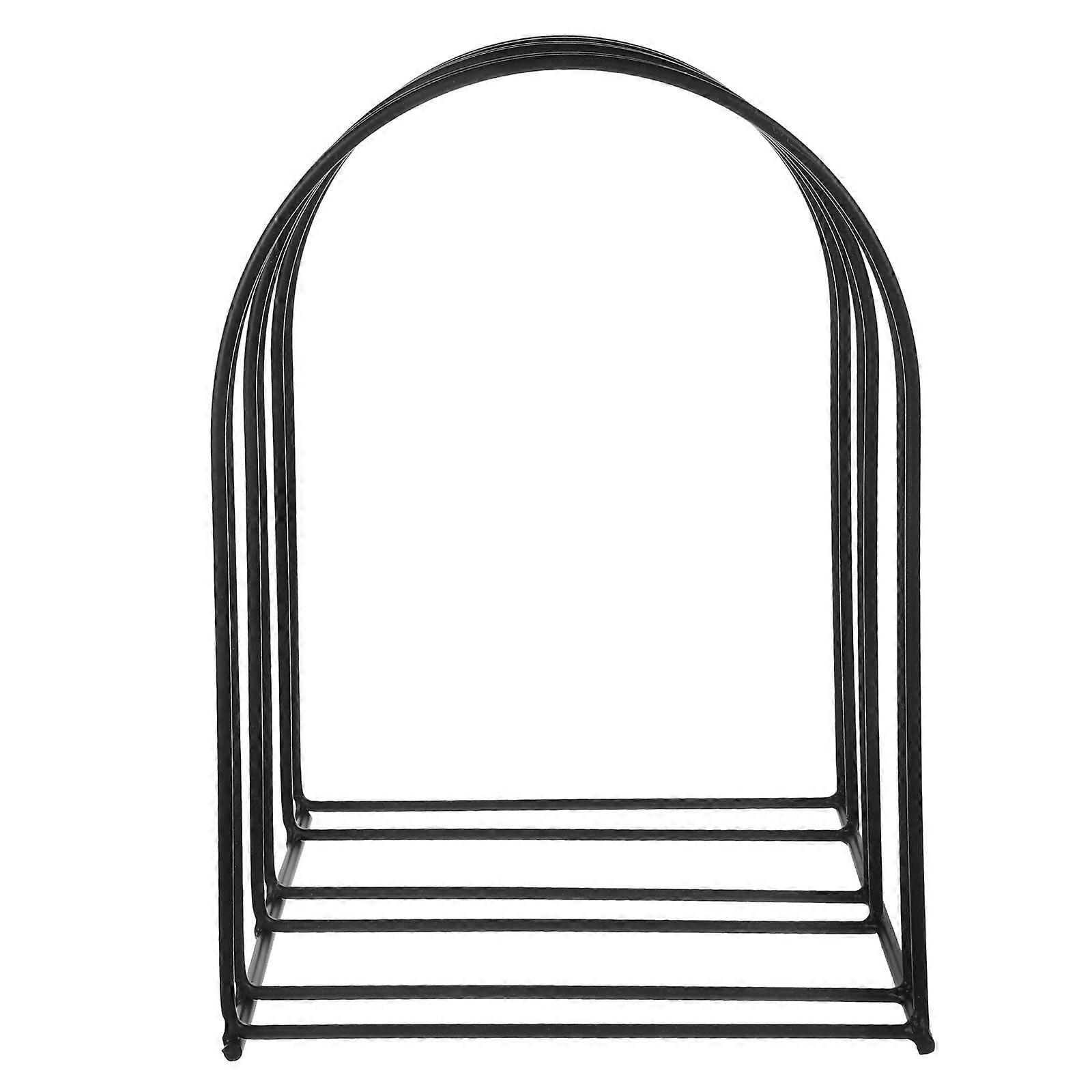 It seems you're referring to a product description for a **woolen hat display stand** made from **iron wire**, intended for both **home and retail