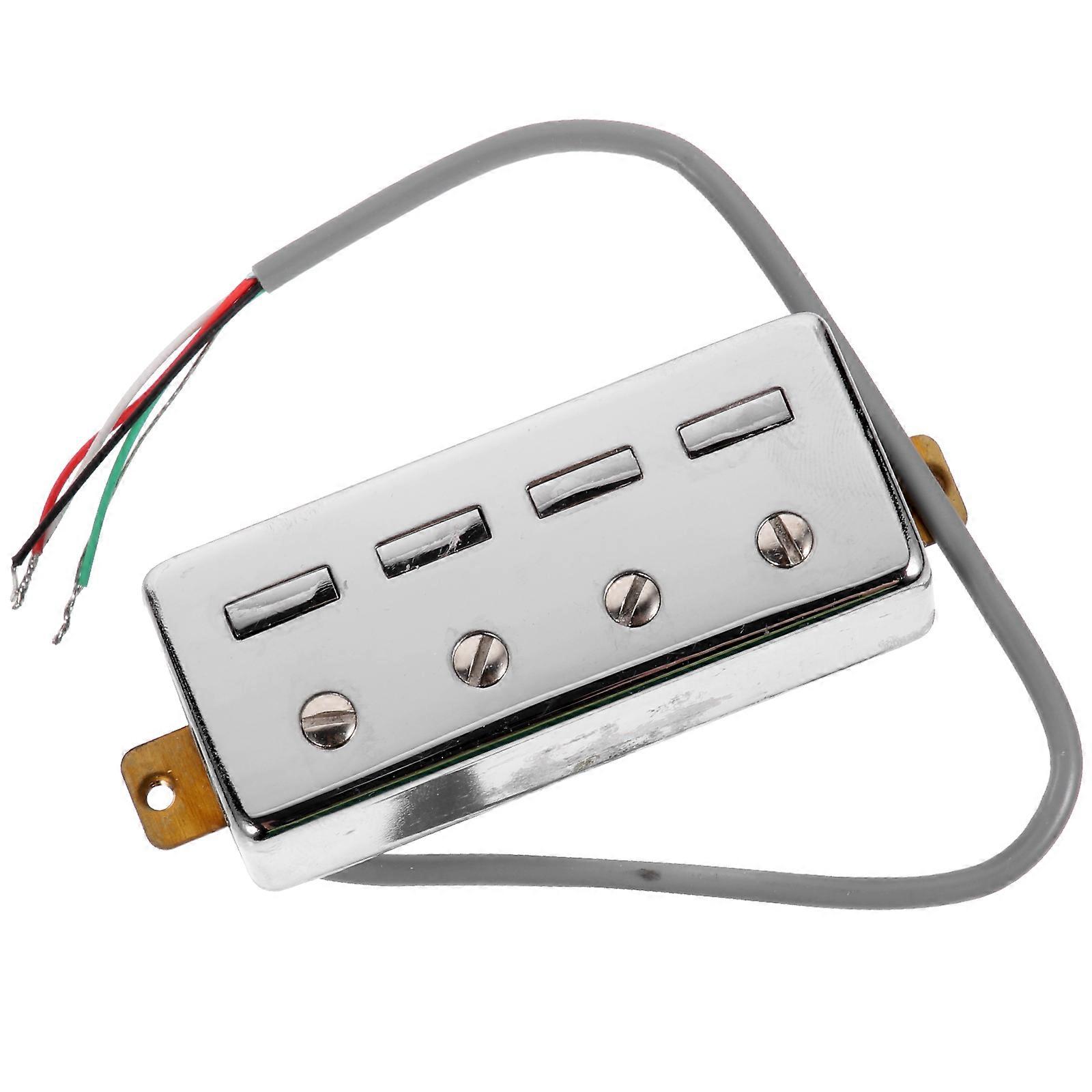 Electric Guitar String Bass Pickup Replacement Accessory with Durable Pre Wired Harness for Musicians and Enthusiasts