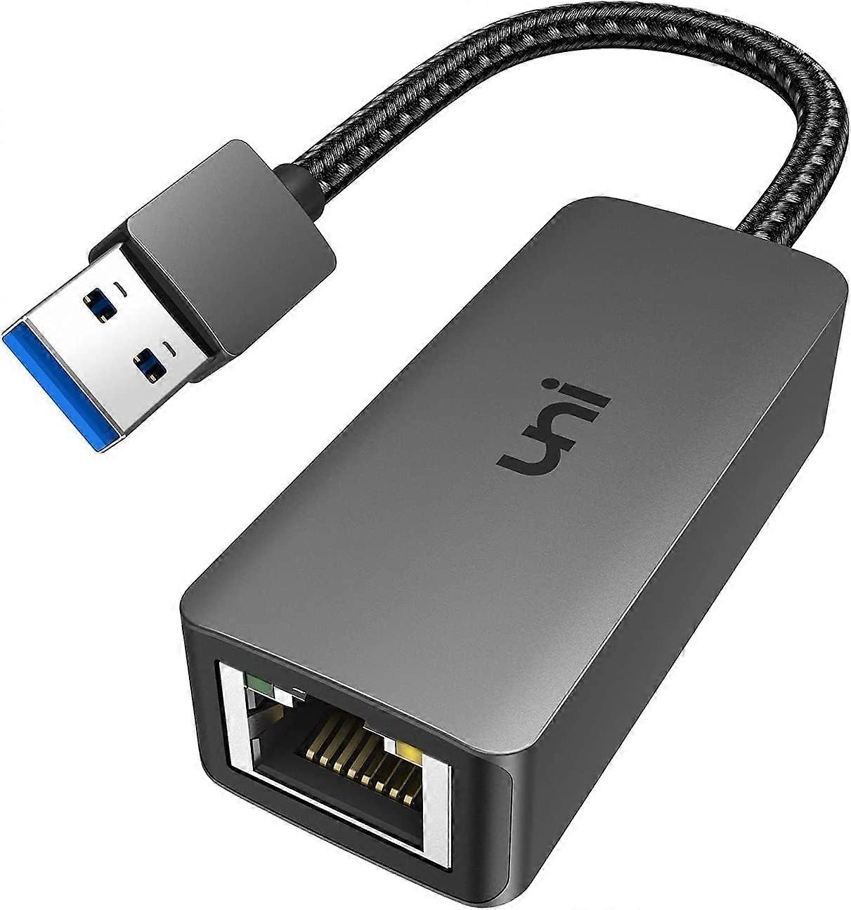 USB to Ethernet Adapter, Driver Free USB 3.0 to Gigabit Ethernet LAN Network Adapter, 100/1000 Mbps RJ45 Internet Adapter