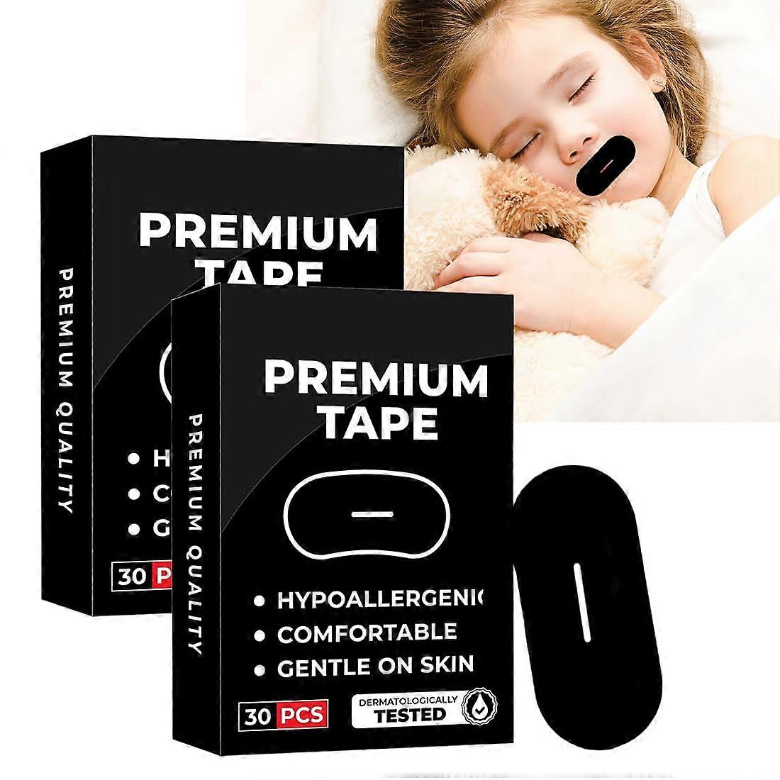 60 Pieces Mouth Tape for Sleeping, Mouth Patch for Snoring, AntiSnoring Aid, Snoring Stopper with Strong Adhesion