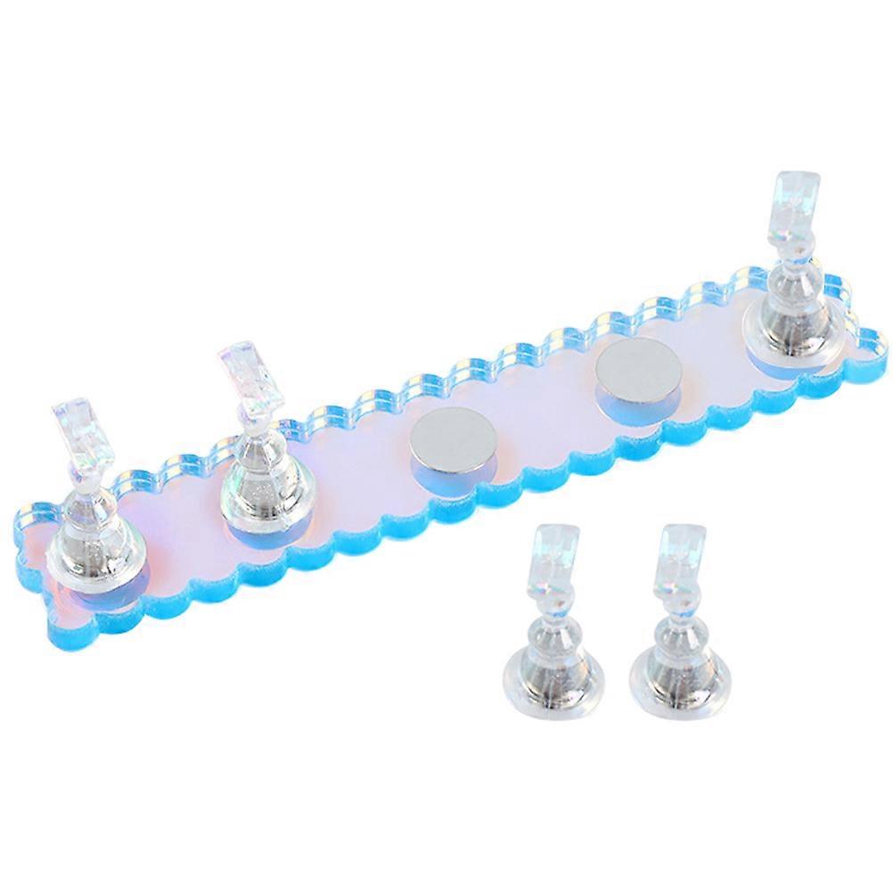 Creative Acrylic Nail Holders for Nail Art with Multi Color Perfect for Salons Schools and Home Use Lightweight Space Saving