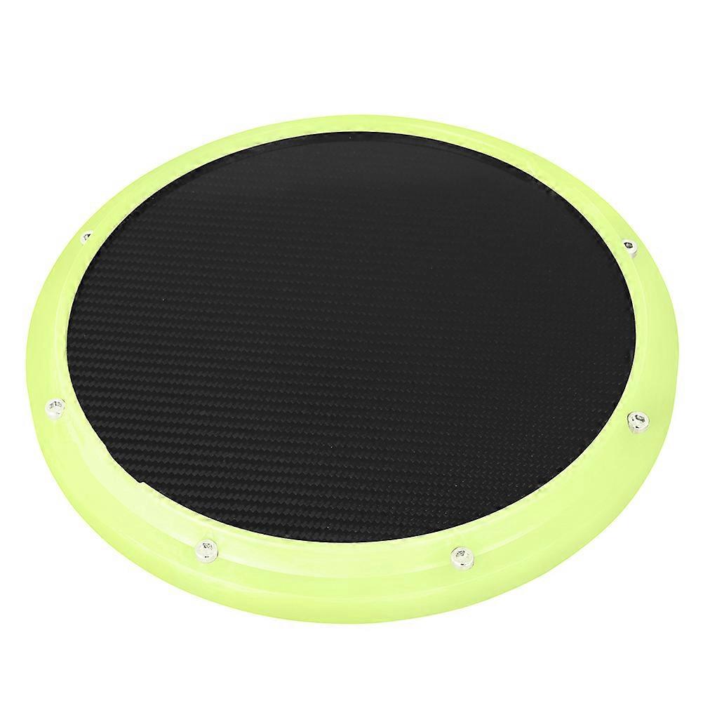 Silent Drum Practice Pad Practical Drumming Accessory for Drum Set Beginners Yellow 12x12x1.6in Rhythm Training 1Pcs