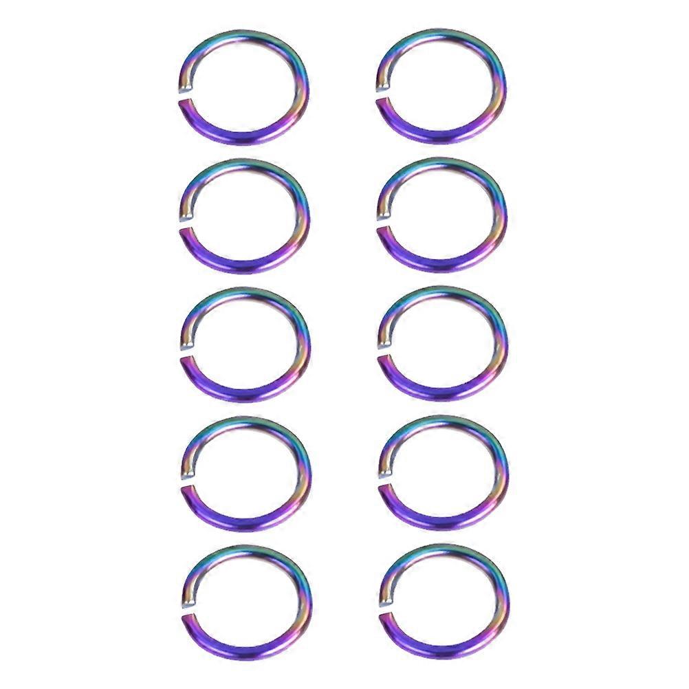 100Pcs Stainless Steel Open Jump Rings for Jewelry Making DIY Bracelet Accessory Multi Color