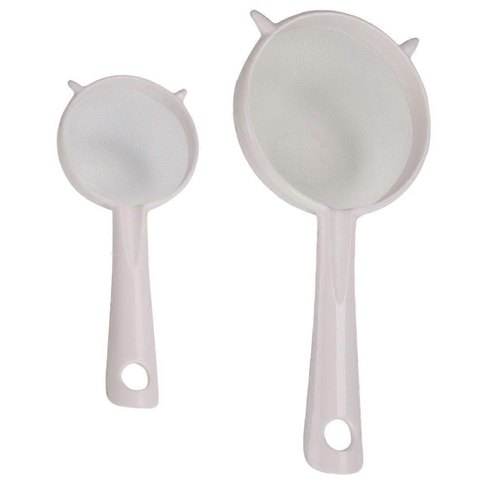 Fine Mesh Sieve Strainer Kitchen Juice Strainer Cooking 2Pcs
