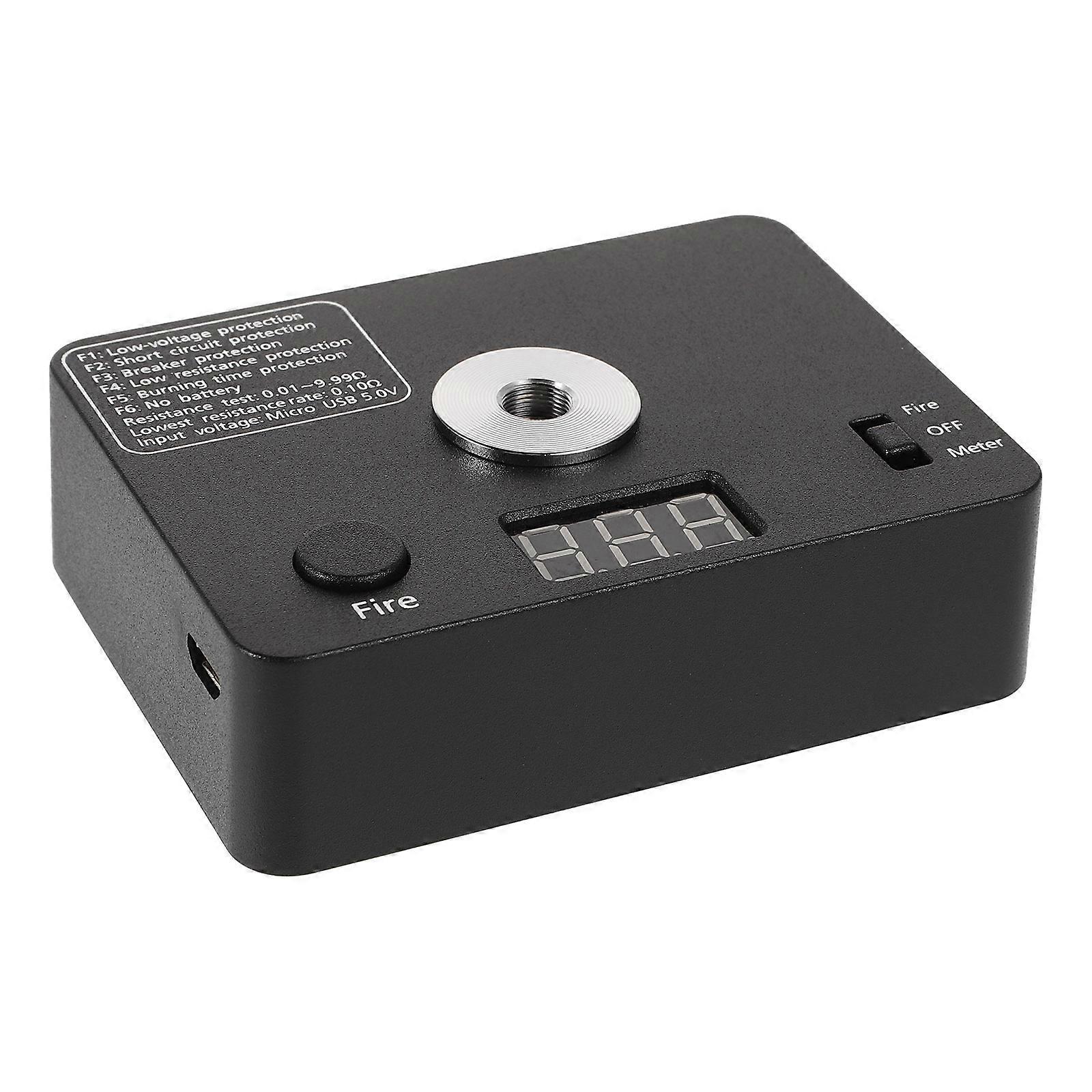 Compact Electrical Coil Tester Ohm Meter for Accurate Resistance Measurement Battery and Electric Circuit Testing Tool for DIY and Electricians