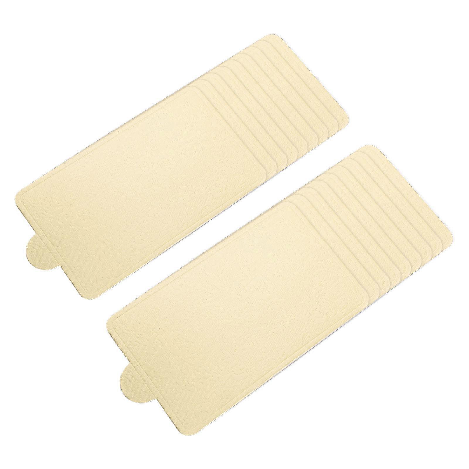 Golden Cake Tray for Party Display Made of Cardboard Suitable for Cakes Snacks and Desserts 100pcs