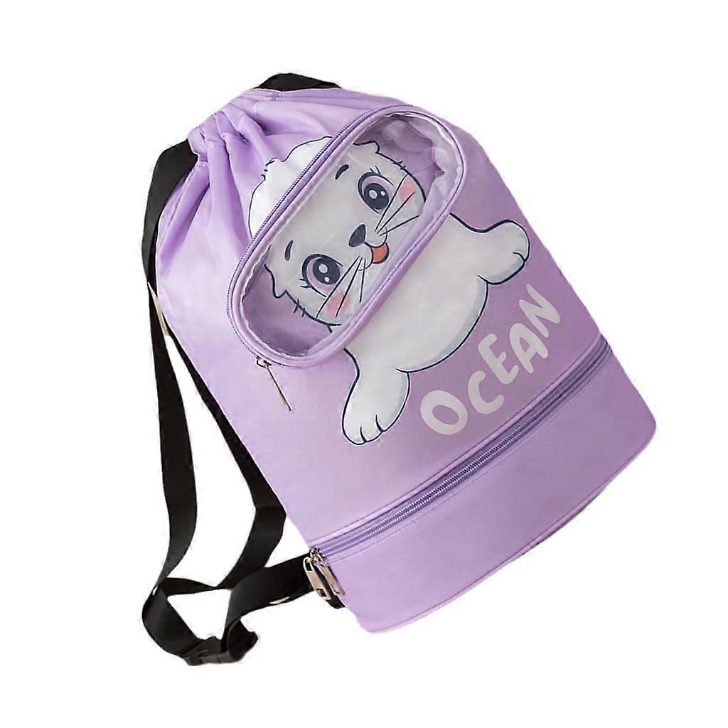 Children's swim bag with drawstring, waterproof, drawstring beach bag, toiletry bag style 05