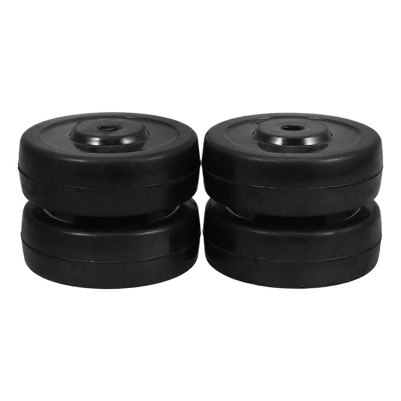 a refined and professional product description based on your input:
**4pcs Heavy Duty Rubber Caster Wheels with Swivel Design – For Patio