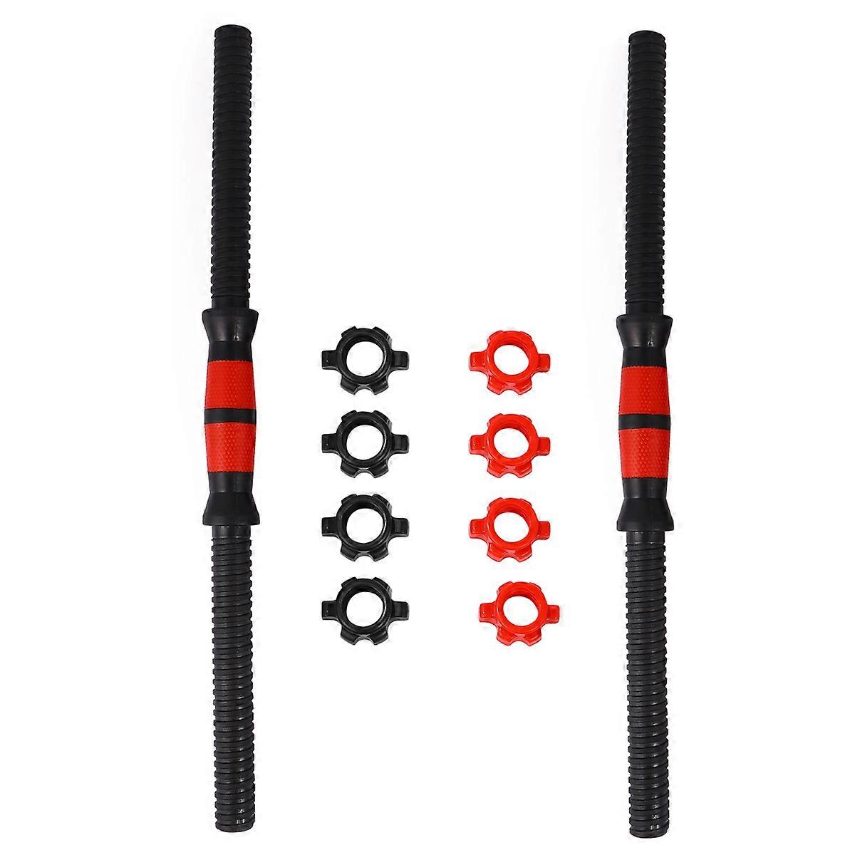 Dumbbell Connecting Rod for Fitness Use Made of PE and Steel 2PC 50CM Red