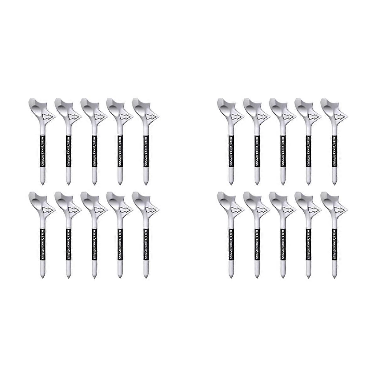 2X Golf Tee Rhombus Golf Tee Bracket 10° Diagonal Insert Plastic Tee Golf Speed Tee Golf Accessories