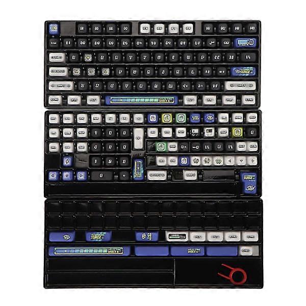 PBT keycap sets 154 sets 5-side dye-sublimation XDA height PBT keycap set for 61 87 98 104 108 keys mechanical keyboard