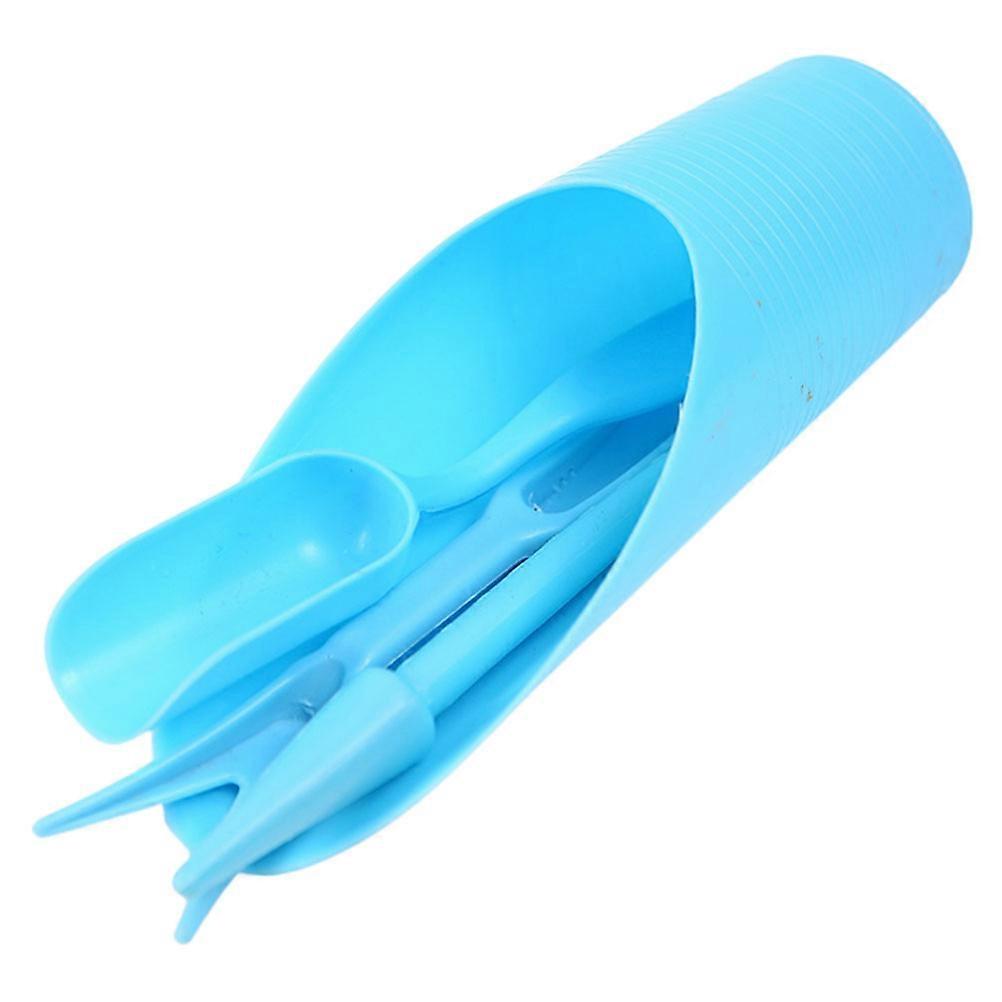 Blue PP Material Lightweight Gardening Tools Set for Home Use with Comfortable Handle 1 Set