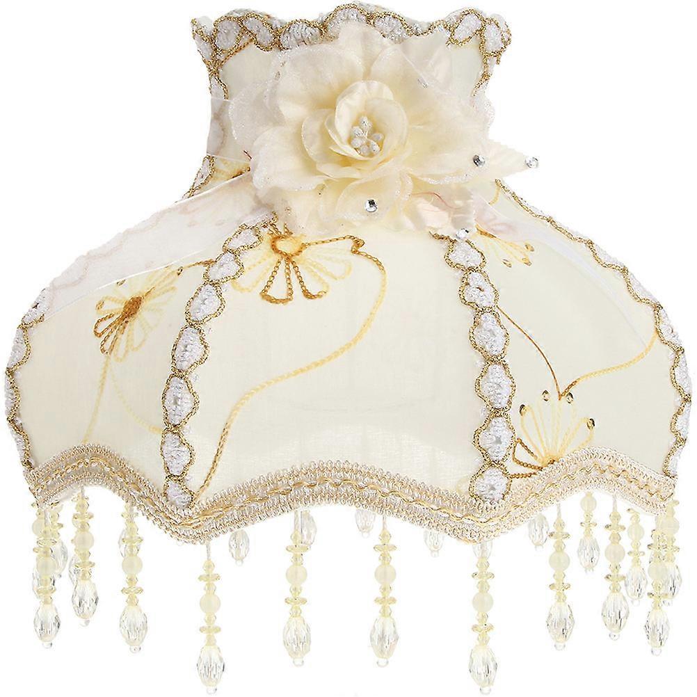 Retro Cloth Lampshade for Desk & Floor Lamps – European Style, Soft Light, Safe Material, Easy Installation for Warm Atmosphere
