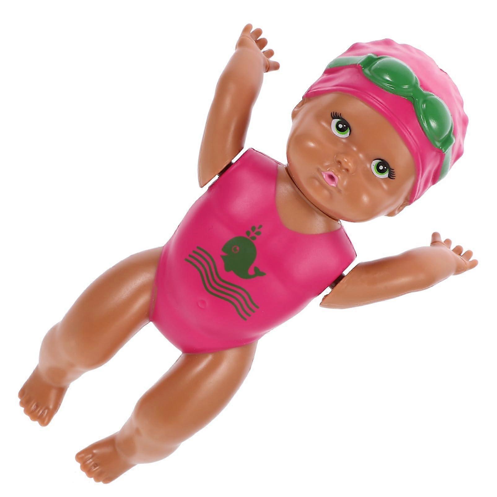 Waterproof floating doll for pullup baby doll for bathtub and pool, cute design, safe for summer, durable for little swimmers.