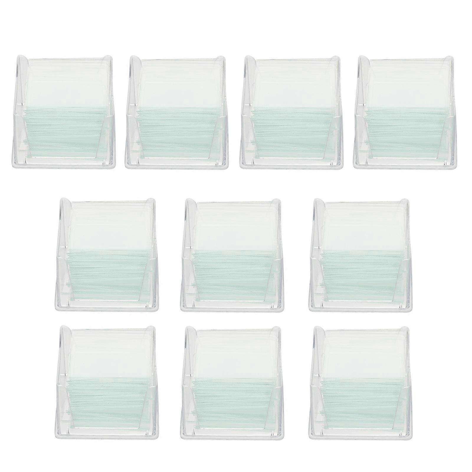 Microscope Slides, 22x22mm Blank Square Cover Glass Slides Optical Microscope Clear Glass Cover Slips For Biological Science Education 1000 Pcs/10