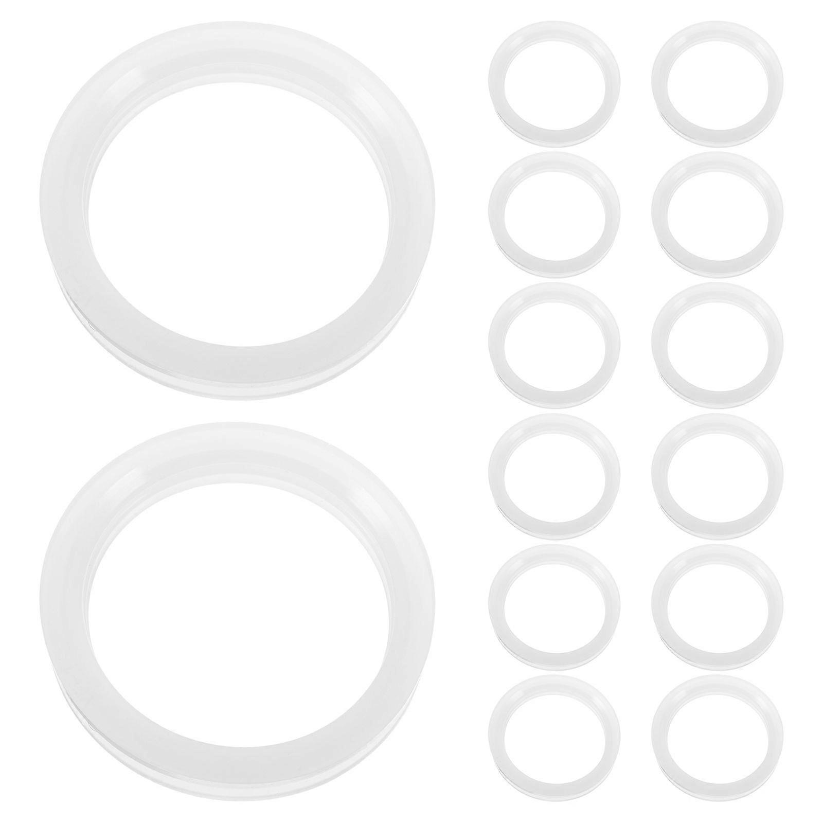 Silicone Gasket Rings for Solar Water Heater Sealing Washers White Versatile Fit 47mm