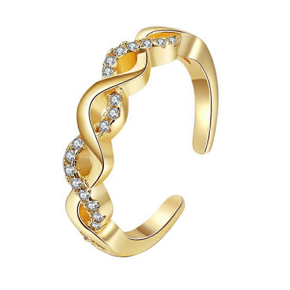 Cool Index Finger Band Adjustable Size Aesthetic Women Ring 1Pack