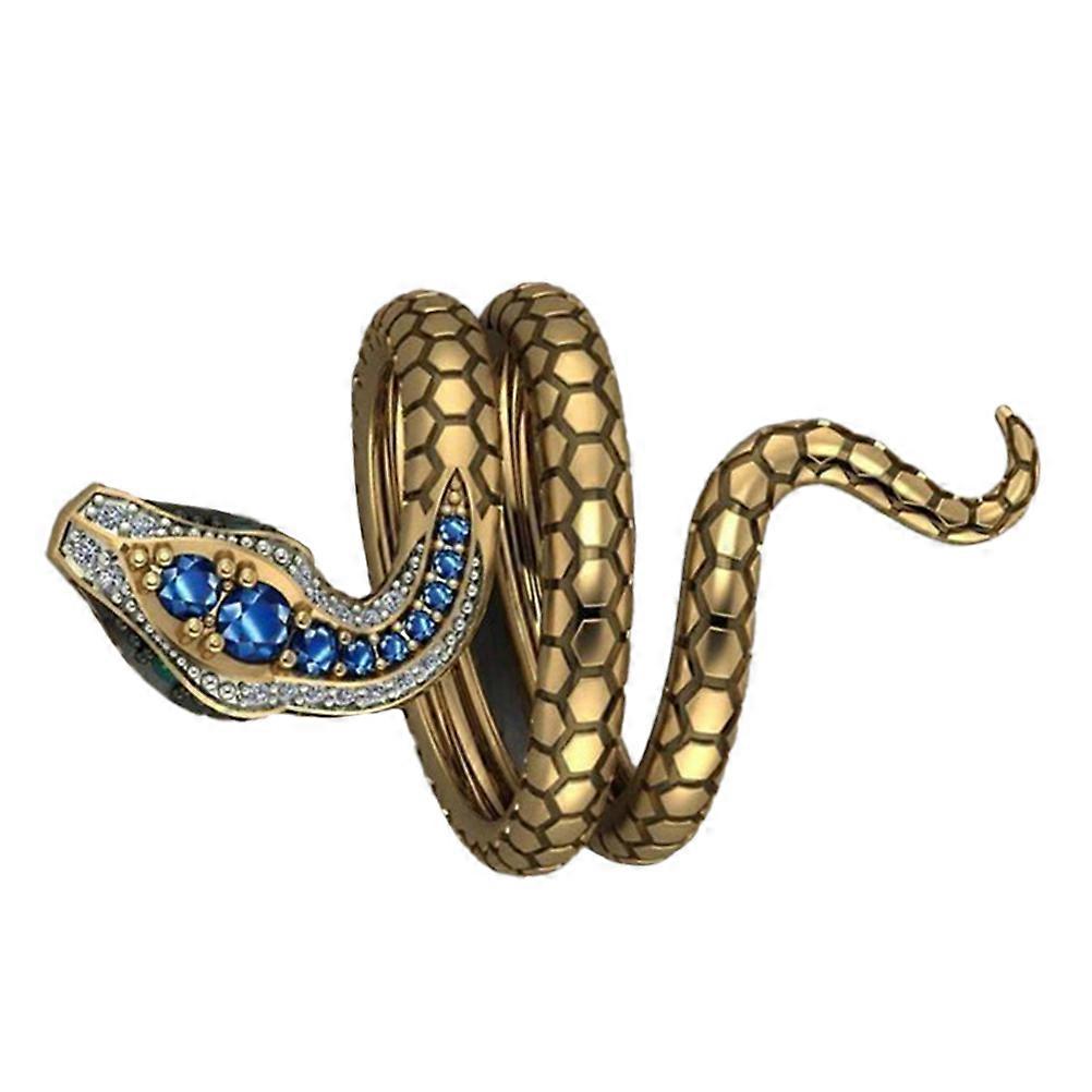 Chic Snake Shaped Finger Ring For Parties Ideal For Unisex With Assorted Color In 1Pcs