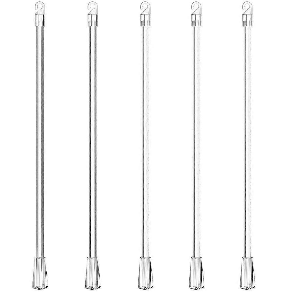 5pcs Blind Wand Vertical Blinds Replacement Parts Blind Rod with Tail Hooks