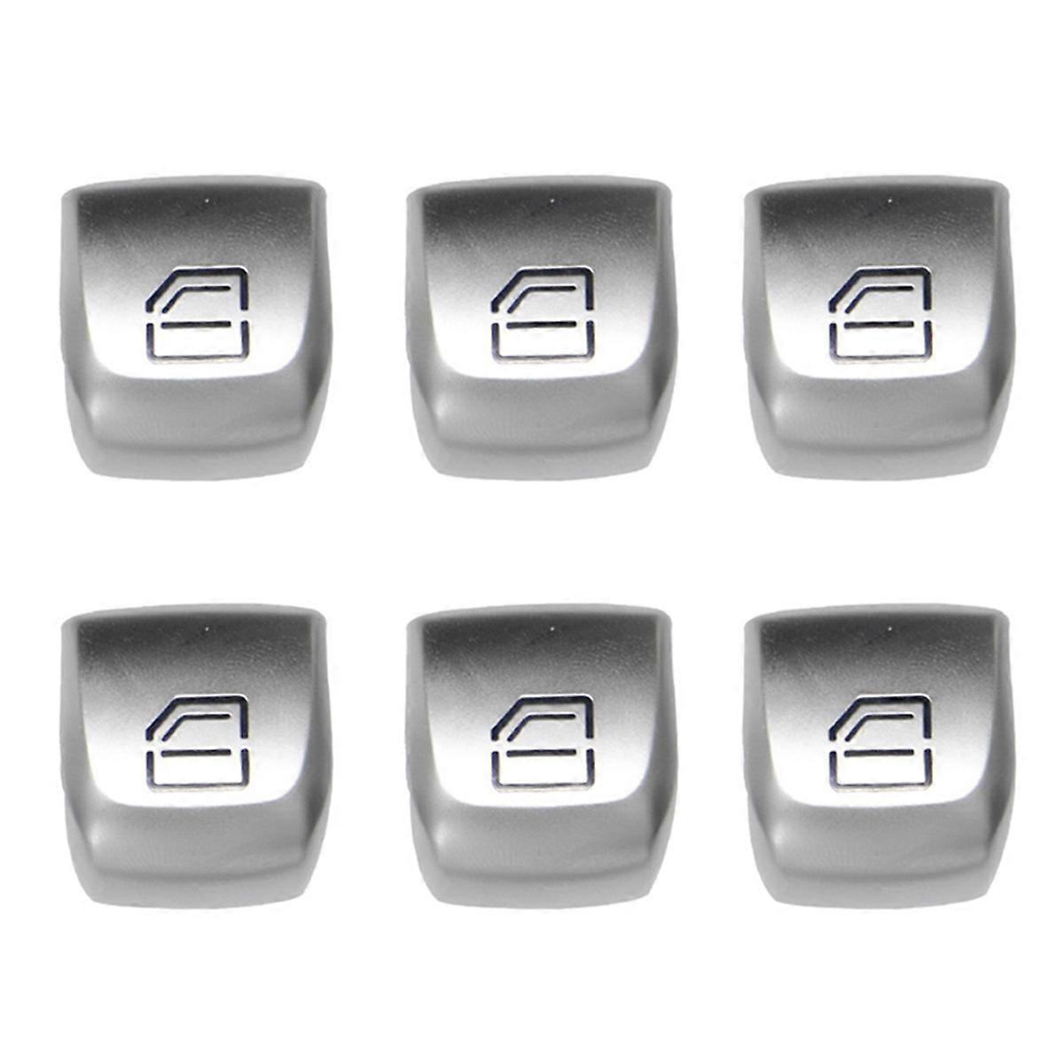 6X Car Left Right Front Window Switch Repair Button Cover for C Class W205 C200 W253 GLC 260 2229052
