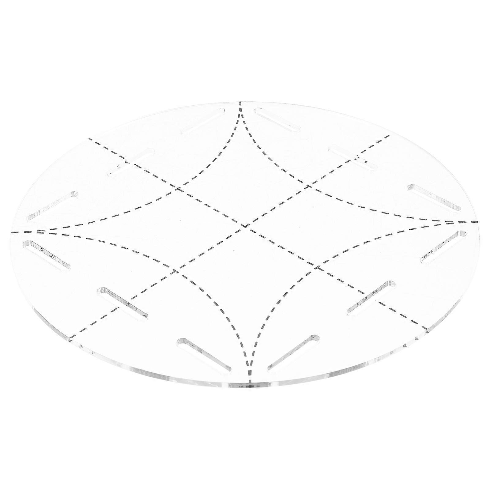 Acrylic Quilting Ruler for DIY White Portable and Durable Patchwork Sewing Tool