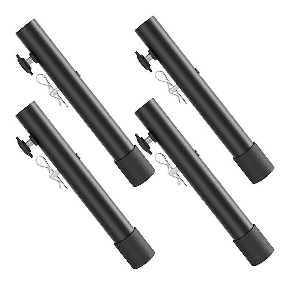 Furniture Legs Risers Table Height Extensions Folding Design Workbench Use 17.7×1.5×1.5in 4Pcs